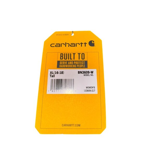 Carhartt Womens Fitted Utility Pants XL Tall Nylon & Spandex - Picture 4 of 11